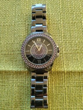 Stylish Purple Feminine EXPRESS BRAND Sparkly Watch